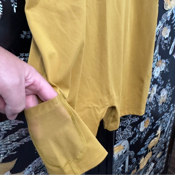 Girlfriend Collective Ochre Strappy Romper Dress w/ Built-In Shorts & Pockets M - Picture 7 of 8